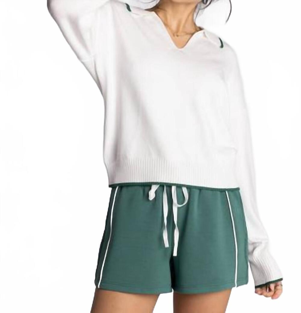 NEW THREAD & SUPPLY cathy sweater in ivory forest